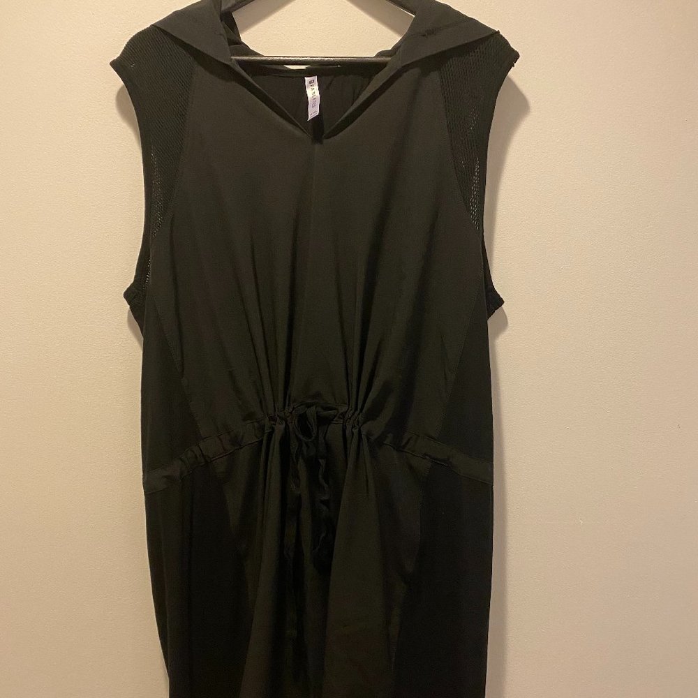 Fabletics Zip Up Sleeveless Mesh Dress XXL